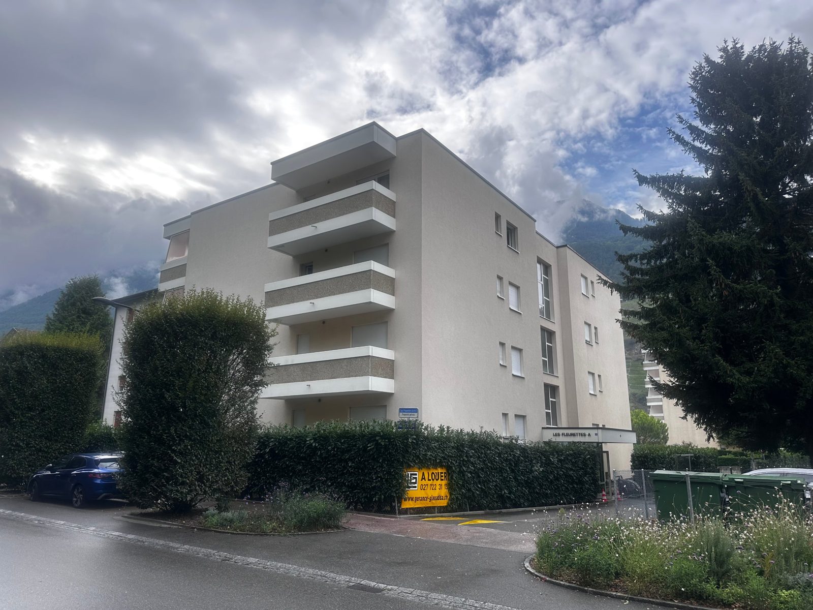 Façade de l'immeuble Les Fleurettes – après les travaux